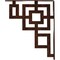 Ekena Millwork Eris Wrought Iron Bracket, (Single center brace), Antiqued Copper 1 1/2"W x 12"D x 15"H BKTM01X12X15SERACO - alternate 7